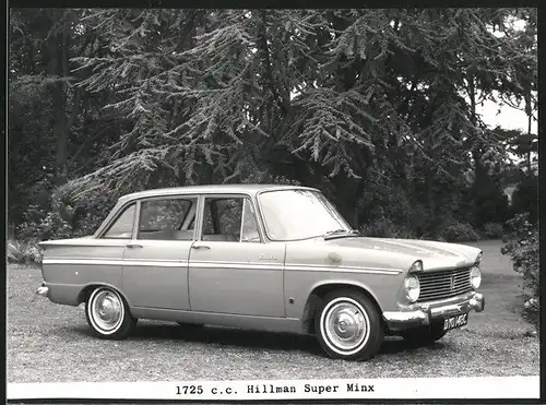 Fotografie Auto Hillman Super Minx 1725ccm, Limousine