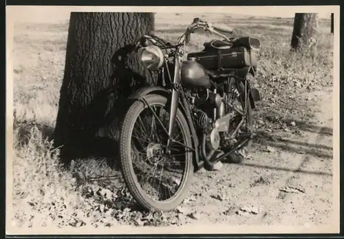 Fotografie Motorrad, LKrad mit Gepäck beladen