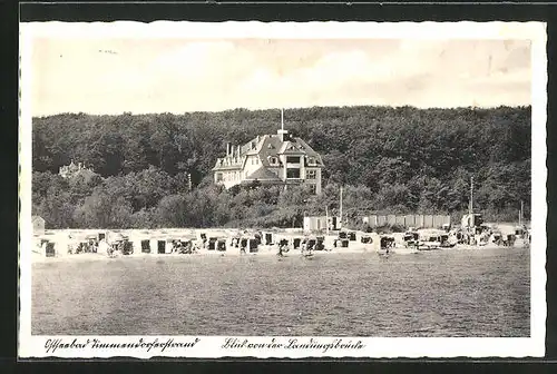 AK Timmendorferstrand, Gasthaus mit Strand und Strandkörben