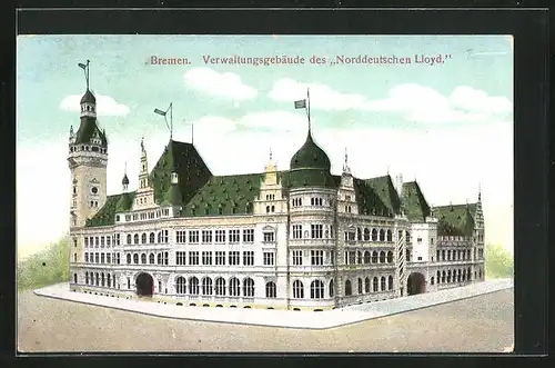 AK Bremen, Verwaltungsgebäude des Norddeutschen Lloyd