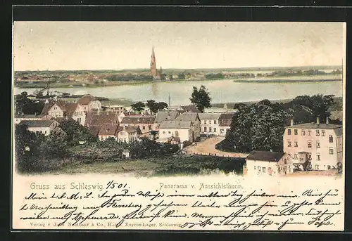 AK Schleswig, Panorama v. Aussichtsthurm