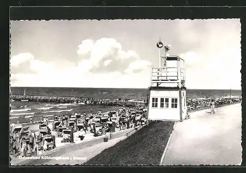 AK Kühlungsborn, Strand mit Rettungsturm