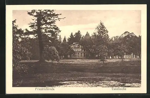 AK Friedrichroda, Gasthaus Etablissment Tanzbuche