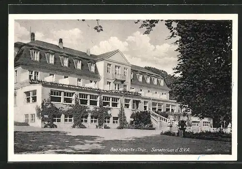 AK Bad Köstritz, Sanatorium der S.V.A.