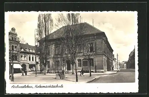 AK Aschersleben, Strasse an der Holzmarktschule