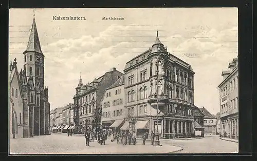AK Kaiserslautern, Marktstrasse, Kirche