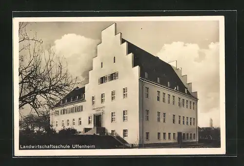 AK Uffenheim, Landwirtschaftsschule im Sonnenschein