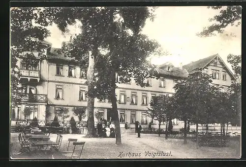 AK Clausthal, Hotel und Kurhaus Voigtslust mit Aussenanlagen