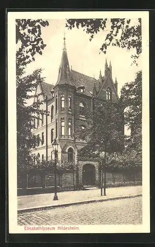 AK Hildesheim, Blick zum Elisabethlyzeum