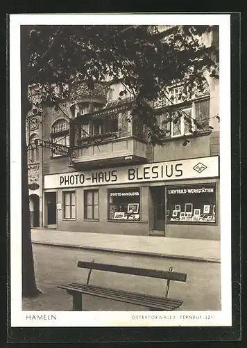 AK Hameln, Photo-Haus Blesius am Ostertorwall 3