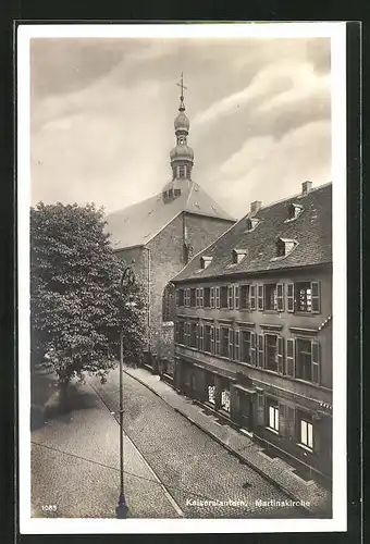 AK Kaiserslautern, Strassenpartie an der Martinskirche