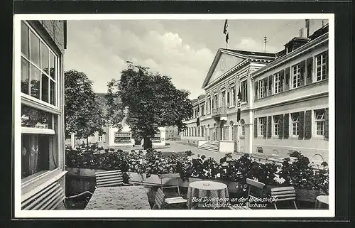 AK Bad Dürkheim an der Weinstrasse, Schlossplatz mit Kurhaus