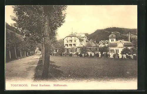 AK Todtmoos, Hotel Kurhaus, Südfassade