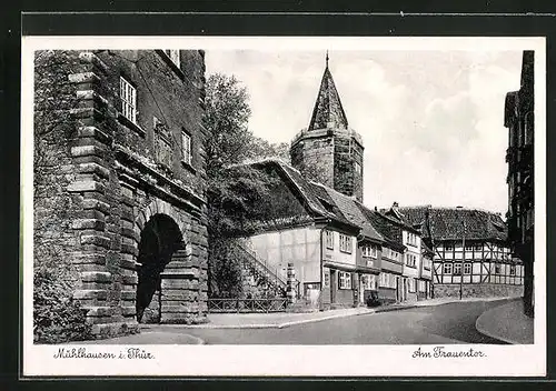AK Mühlhausen i. Thür., Am Frauentor
