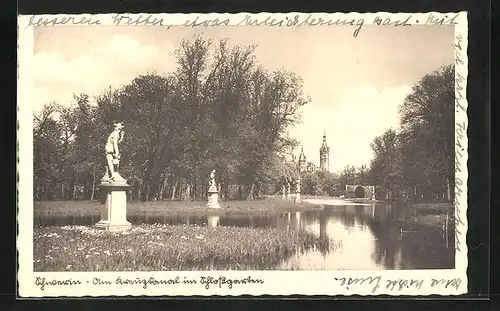 AK Schwerin, Am Kreuzkanal im Schlossgarten