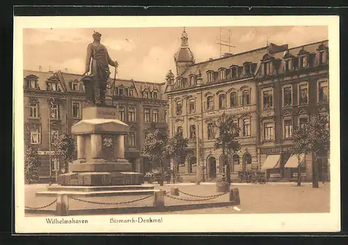 AK Wilhelmshaven, Bismarck-Denkmal