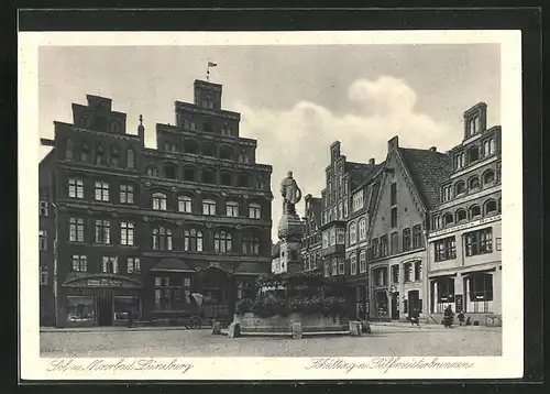 AK Lüneburg, Schütting und Sülfmeisterbrunnen