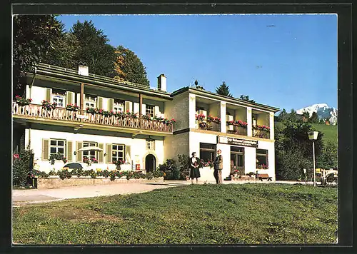 AK Berchtesgaden-Stanggass, Gasthof-Restaurant Schönfeldspitze