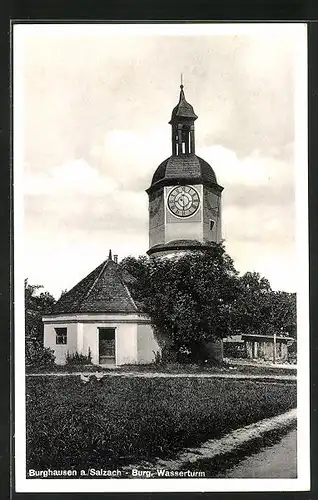 AK Burghausen a. Salzach, Burg-Wasserturm