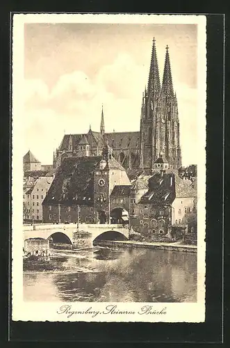 AK Regensburg, Steinerne Brücke