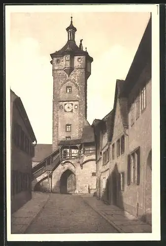 AK Rothenburg o. Tauber, Klingentor