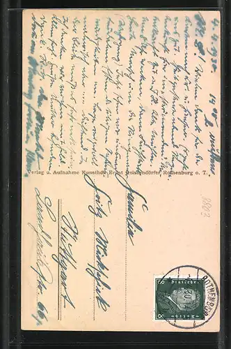 AK Rothenburg o.T., Grombach`sche Haustüre