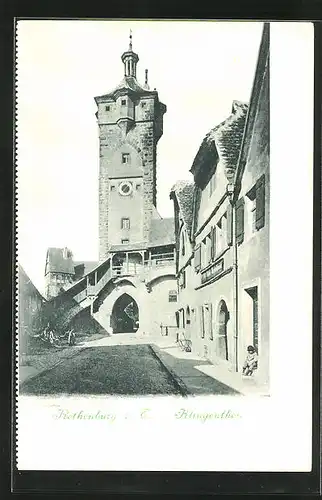 AK Rothenburg o. Tauber, Klingenthor