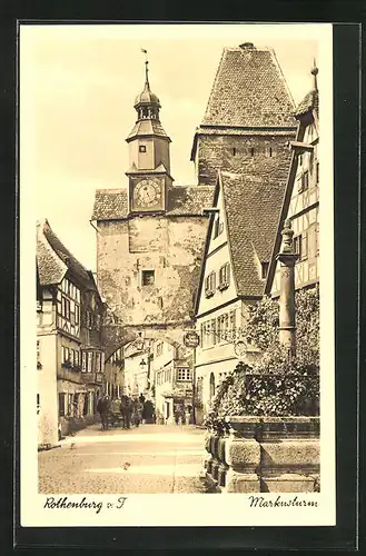 AK Rothenburg o. Tauber, Markusturm