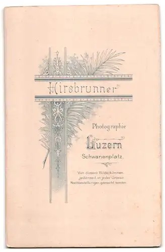 Fotografie C. Hirsbrunner, Luzern, Schwanenplatz, Portrait junges Paar in modischer Kleidung