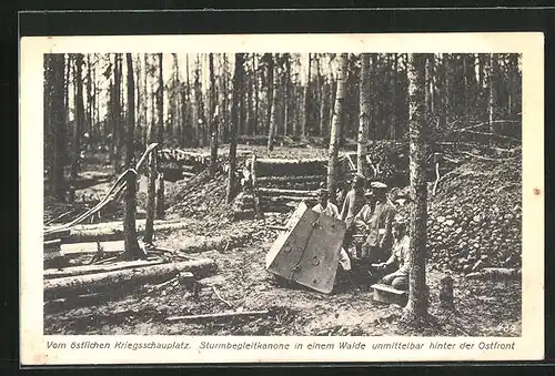 AK Sturmbegleit- oder Revolver-Kanone im Hindenburg-Stützpunkt