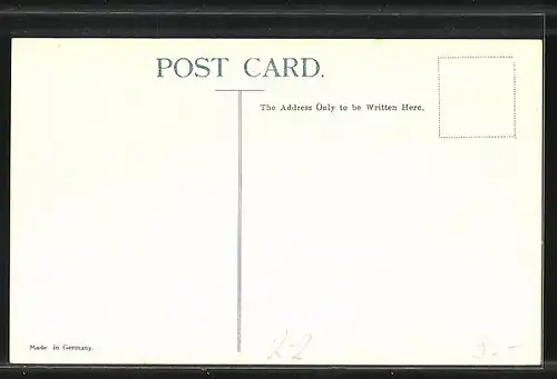 AK Briefmarken und Wappen von den Fiji Inseln, Landkarte