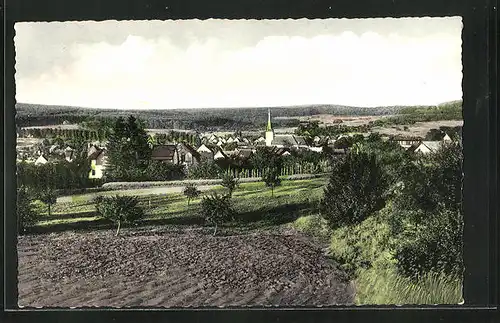 AK Herschbach /Unterwesterwald, Teilansicht mit Kirche