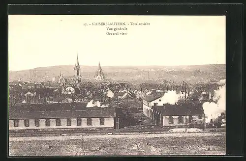 AK Kaiserslautern, Totalansicht mit Kirche