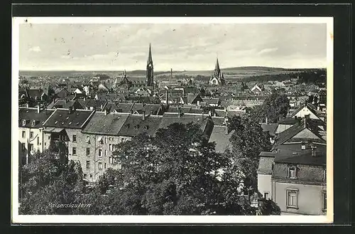 AK Kaiserslautern, Teilansicht mit Kirche