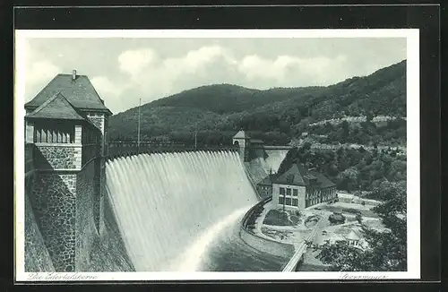 AK Waldeck, Edertalsperre, Sperrmauer