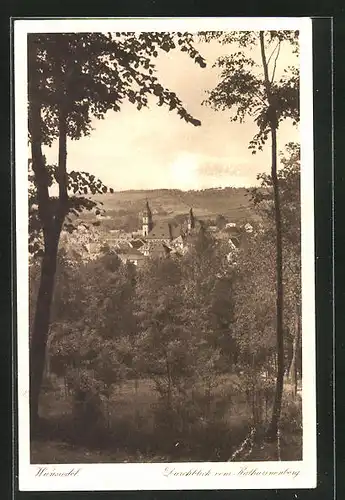 AK Wunsiedel, Durchblick vom Katharinenberg