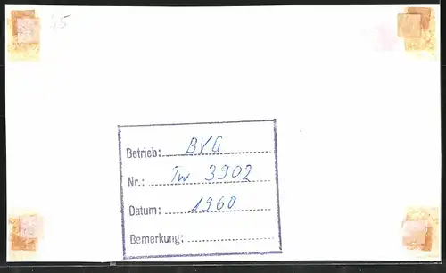 Fotografie unbekannter Fotograf, Ansicht Berlin, Björnsonstrasse, Strassenbahn-Triebwagen Nr. 3902, Endhaltestelle Linie 3