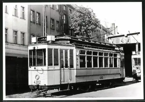 Fotografie Strassenbahn-Triebwagen Nr. 4302 der BVG in Berlin