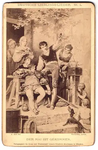 Fotografie Fr. Bruckmann, München, Gemälde  Der Mai ist gekommen 