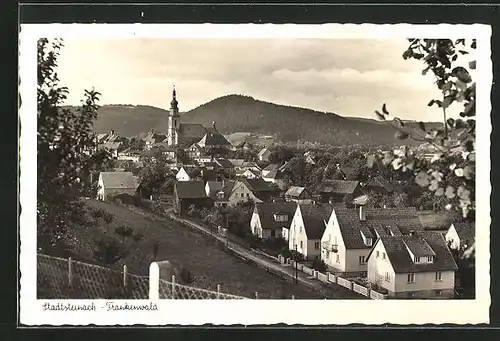 AK Stadtsteinach / Frankenwald, Totale mit Kirche