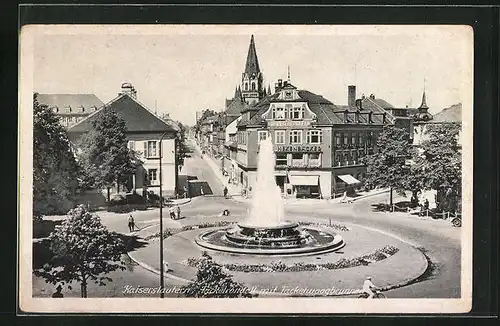 AK Kaiserslautern, Fackelrondell mit Fackelwoogbrunnen