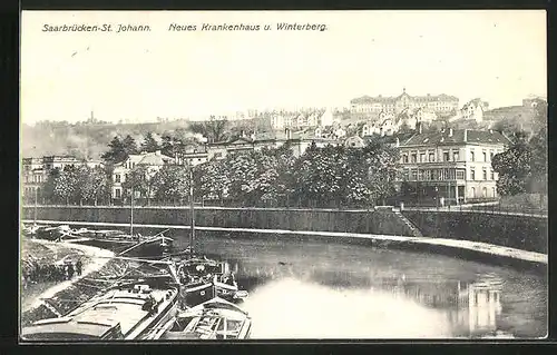AK Saarbrücken-St. Johann, Neues Krankenhaus und Winterberg