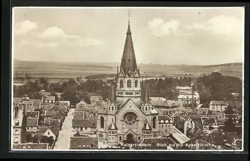 AK Kaiserslautern, Blick auf die Apostelkirche