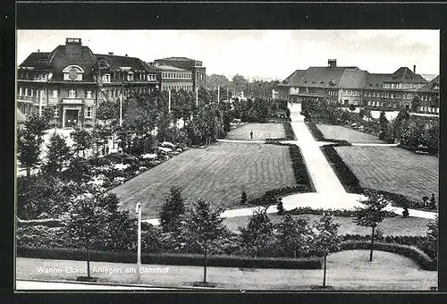 AK Wanne-Eickel, Anlagen am Bahnhof