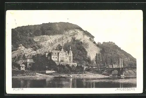 AK Porta, Jakobsberg mit Weser