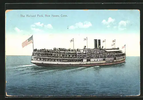 AK New Haven, Conn., Passagierschiff Richard Peck