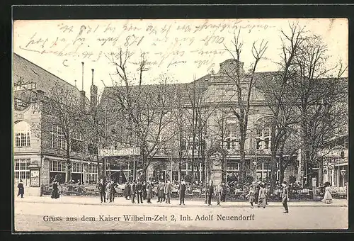 AK Berlin-Tiergarten, Gasthaus Kaiser Wilhelm-Zelt 2