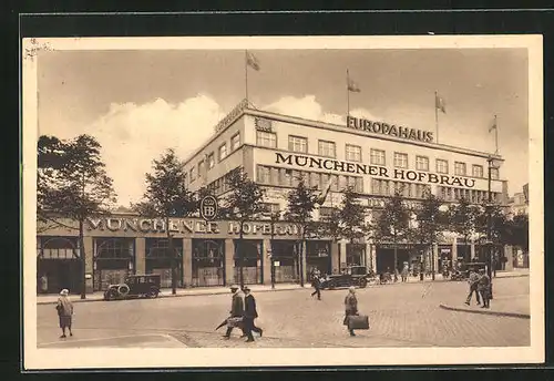 AK Berlin-Kreuzberg, Europahaus am Anhalter Bahnhof