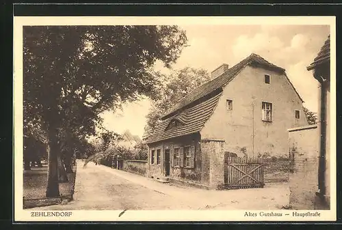 AK Berlin-Zehlendorf, Altes Gutshaus, Hauptstrasse