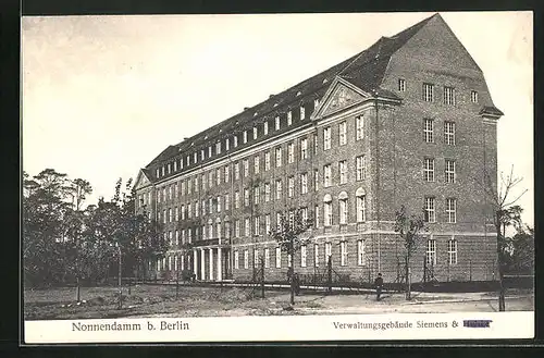 AK Berlin-Siemensstadt, Verwaltungsgebäude Siemens am Nonnendamm